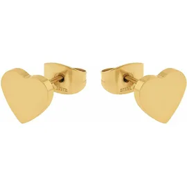 Amor Ohrstecker Herzen gold Edelstahl onesize