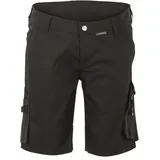 Planam Norit Damen Shorts, schwarz/schwarz