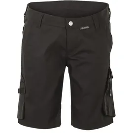Planam Norit Damen Shorts, schwarz/schwarz