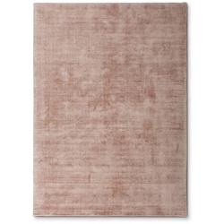 Teppich Milano 140 x 195 cm Viskose Rosa Rose