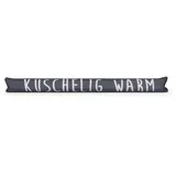BestLivings Zugluftstopper Ø12 x 95 cm Anthrazit