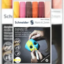 Schneider Paint-It 310 V3 Acrylstifte farbsortiert 2,0 mm, 6 St.