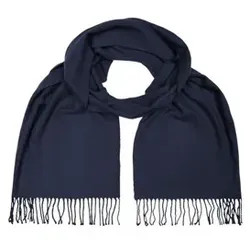 Webschal MB7308, navy-blau - navy