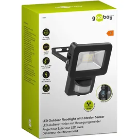 goobay Außenstrahler Aluminium 15,8 cm inkl. Bewegungsmelder schwarz