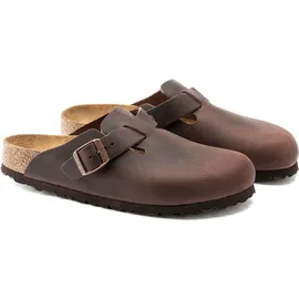 Birkenstock Boston Nubukleder geölt schmal habana 43