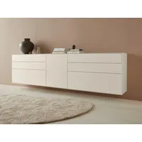 LeGer Home by Lena Gercke Sideboard »Essentials«, (2 St.), Breite: 279cm, MDF lackiert, Push-to-open-Funktion, grau