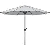Schneider Marktschirm Ø 300 cm Silbergrau mit Knickfunktion