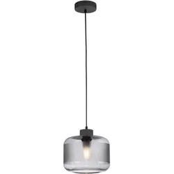 Pendelleuchte PAUL NEUHAUS "BOLETUS", grau (rauchgrau), Lampen, Ø 23,5cm, Ø:23,5cm
