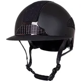 QHP Reithelm Ohio Polovisier - black - 57-59