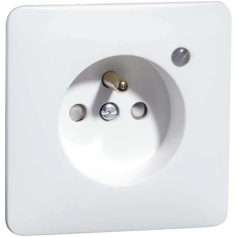 Peha Steckdose m.Erdungsstift B 80.6671 SI GLK GN
