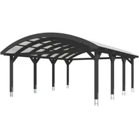 SKANHOLZ Skan Holz Franken Bogendach Doppelcarport Gr.2 635x755cm anthrazit