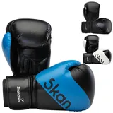 Skandika Boxhandschuhe - Fitness | Blau - für Boxsack Training und Sparring 10 oz