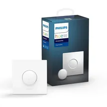 Philips Smart Button für Hue Lichtsysteme, Smarter Dimmer zur Steuerung von Leuchten, kabelloser Lichtschalter ohne Installation, weiß,