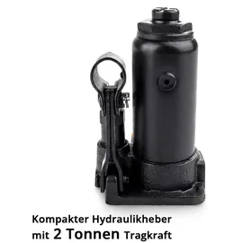STAHLWERK Hydraulikheber 2 T 158-308 mm Stempelwagenheber Autoheber Wagenheber