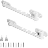 2-teiliges Fensterstopper-Set, Fensterstopper aus Edelstahl, 5-fach verstellbarer Winkel, weißer Fensterstopper, zur Einstellung des Öffnungswinkels