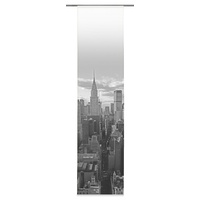 Home Fashion Schiebevorhang, Kunstfaser, Grau, 245 x 60 cm