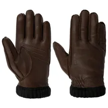 Hestra Deerskin Primaloft Rib Handschuhe Gr 9 braun