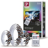 PAULMANN EntertainLED USB LED Strip TV-Beleuchtung 65 Zoll 2,4m 4W 60LEDs/m RGB