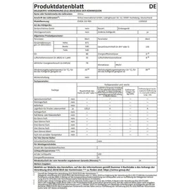 Amica EVKSX 353 905 Einbaukühlschrank (135 l, 871 mm hoch)