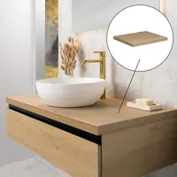 rivea Dia Konsolenplatte B: 60 H: 4 cm aus Holz-Werkstoff (HPL), BR0009SO,