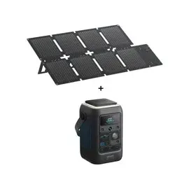 Anker Offgrid-Set faltbares Solarpanel 60 W / 288 Wh Powerstation C300X DC