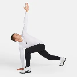 Nike Pro Men's Dri-FIT Fitness-Longsleeve Herren White/Black S