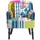 Beliani Sessel Bilijani Patchwork 65 x 86 x 57 cm Mehrfarbig
