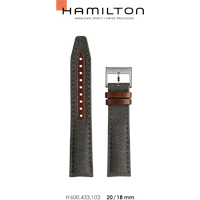 Hamilton Textil auf Leder Other New Products Band-set Textil Grün 20/18 H694.433.103 - grau