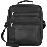 d & n D&N Business Line Umhängetasche, 34 cm, 16 Liter, Schwarz