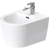 Duravit Soleil by Starck Wand-Bidet 22981500001 37x48cm, mit Hahnloch, Überlauf, Hahnlochbank, weiß WonderGliss