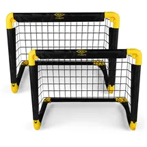 Umbro Fußballtor Schwarz/Gelb 50 x 44,5 x 44,5 cm