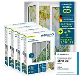 Hoberg Insektenschutz Fenster 150 x 130 cm Grau