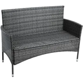 Estexo Gartenbank 125 x 53 x 86 cm Grau