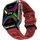 HiFuture Ultra3 BT 41 mm Kunststoffgehäuse rot Sportarmband rot One Size