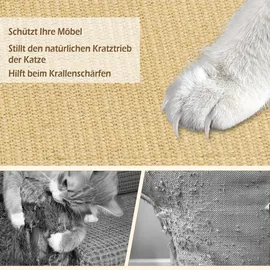 Costway Kratzmatte 80 x 50 cm beige