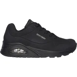 Skechers Uno Sneaker Damen in black durabuck, Größe 40 - schwarz