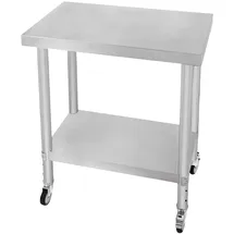 MonsterShop Edelstahl Arbeitstisch 76cm x 45cm x 86cm