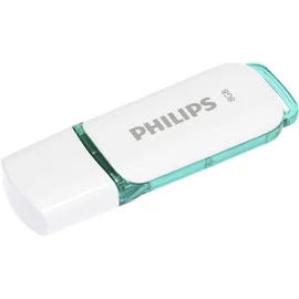 Philips Snow Edition 8 GB weiß/grün