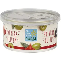 Pural Aufstrich Paprika Oliven bio