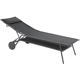 Lafuma Miami II Sonnenliege 80 x 0 x 0 cm Grau