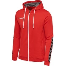 hummel Herren hmlAUTHENTIC Poly Zip Hoodie, True Red, S