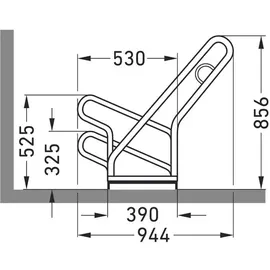 Wsm Fahrradständer 2504 XBF