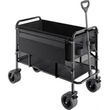 Vevor Bollerwagen faltbar schwarz