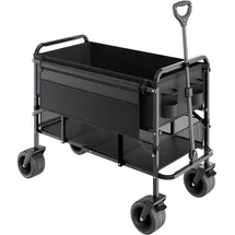 Vevor Bollerwagen faltbar schwarz