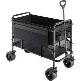 Vevor Bollerwagen faltbar schwarz