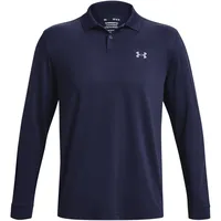 Under Armour Polo Performance 3.0 langarm Poloshirt Herren 410 - midnight navy/pitch gray M