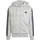 adidas Essentials 3-Streifen Fleece Reißverschlusspullover Medium Grey Heather / Black XL
