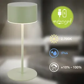 Briloner Tischlampe Salbeigrün