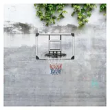 vidaXL Basketballkorb Transparent 71x45x2,5 cm Polycarbonat