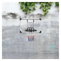 vidaXL Basketballkorb Transparent 71x45x2,5 cm Polycarbonat